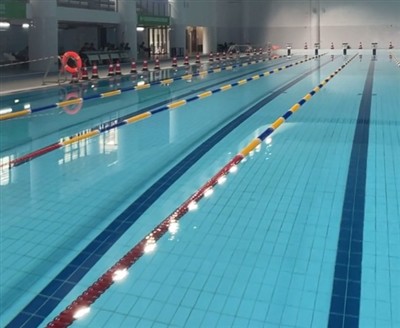 گوانگ ہیزو پہلے انڈور پبلک سوئمنگ پول باضابطہ طور پر کھولا گیا